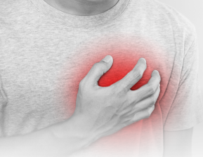 Mão no local do coração